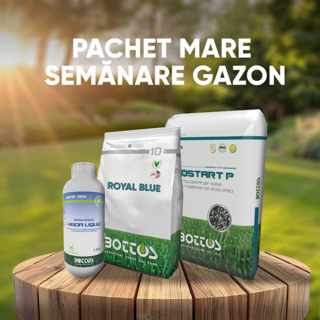 Pachet Mare Semanare Gazon - pentru 350mp